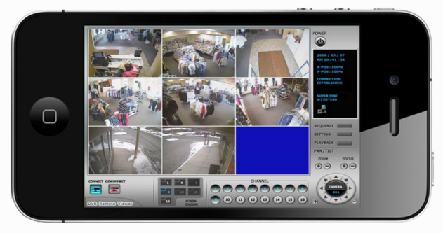 Smartphone CCTV